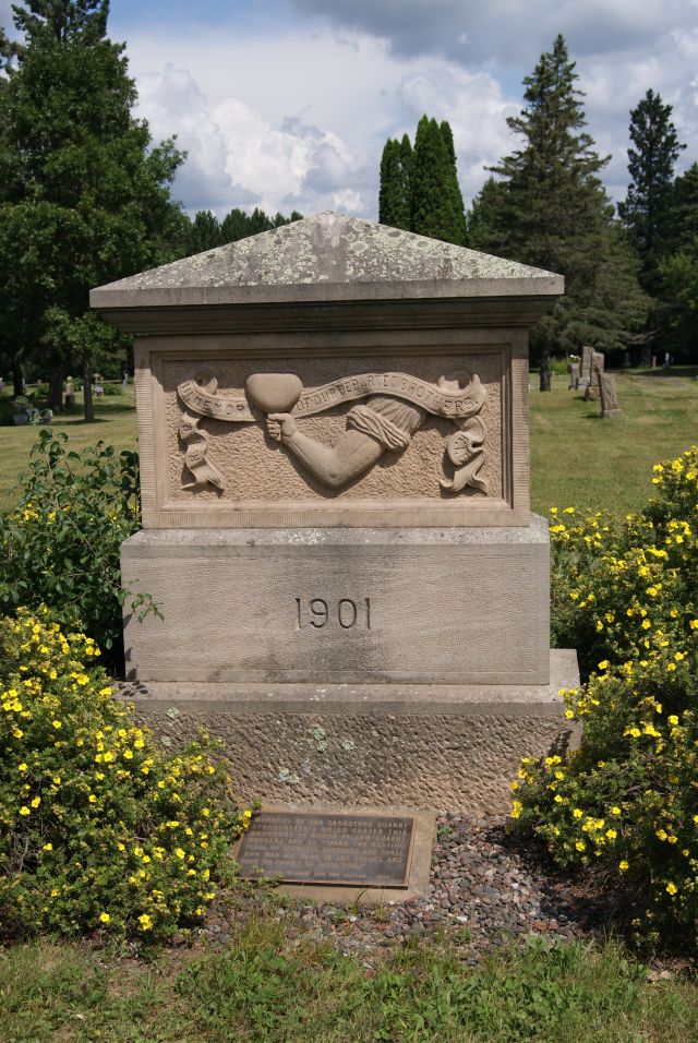 Stone cutter monument